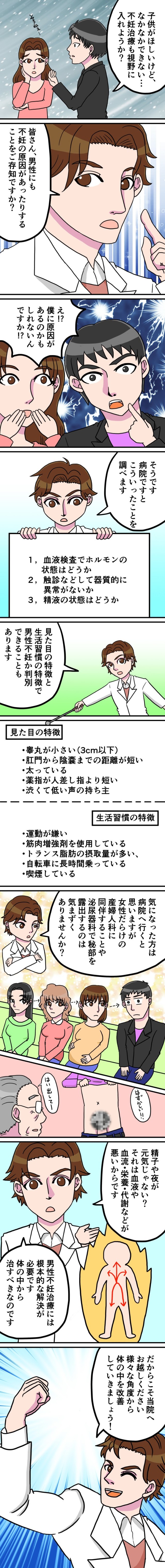 【男性不妊】見た目5つの特徴、生活習慣5つの特徴