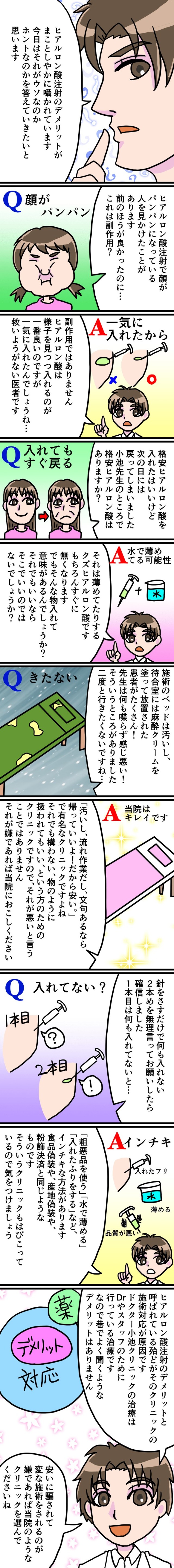 【ヒアルロン酸注射】のデメリットと危険性のウソ、ホント